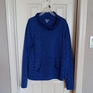 Izod Women's Cowl Neck Sweater in Blue